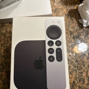 Apple TV Box with White Packaging